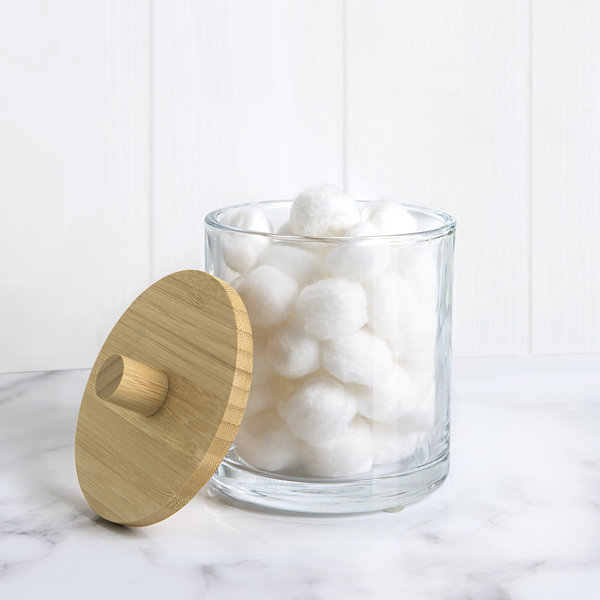 Ebern Designs Zosi Cotton Ball Jar Wayfair